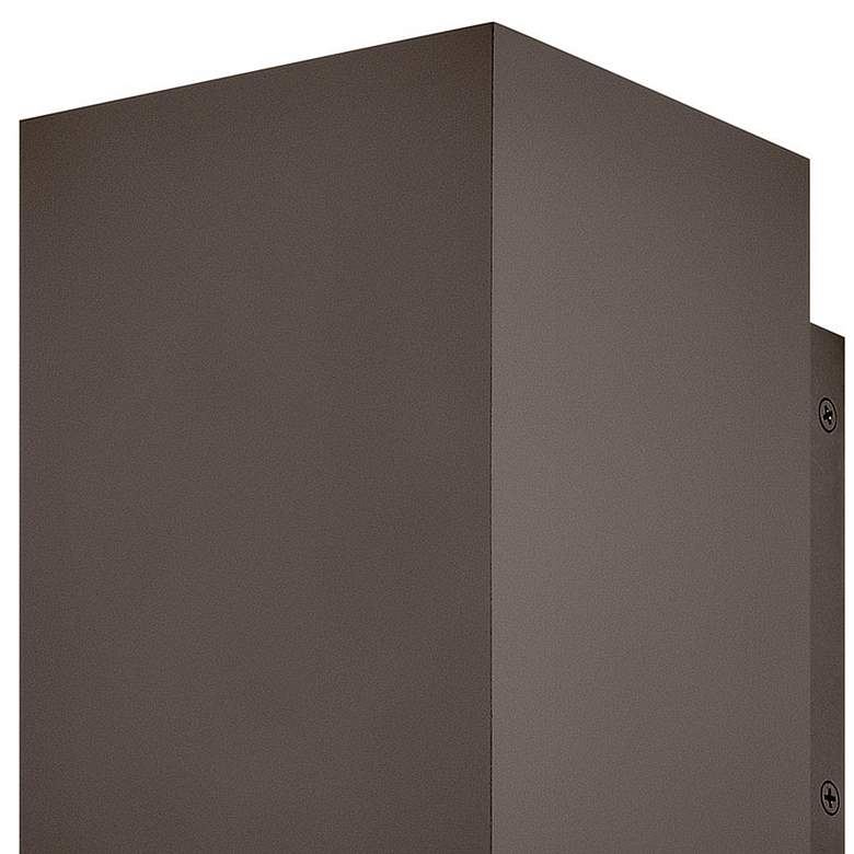 Image 2 Tetra 8" High Architectural Bronze LED Outdoor Wall Light more views