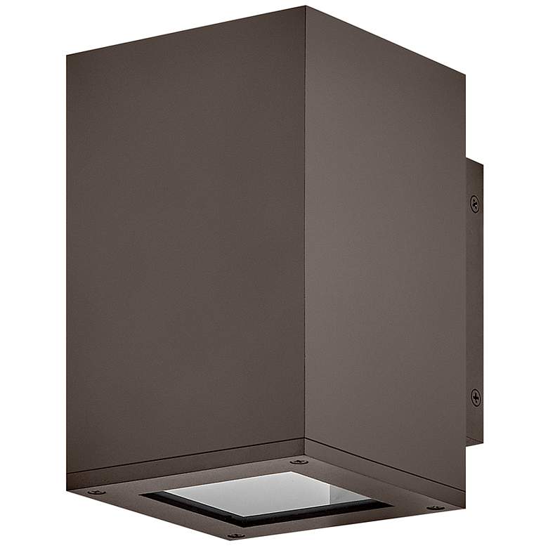 Image 5 Tetra 8" High Architectural Bronze LED Outdoor Wall Light more views