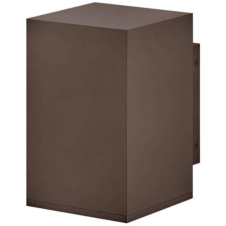 Image 6 Tetra 8" High Architectural Bronze LED Outdoor Wall Light more views