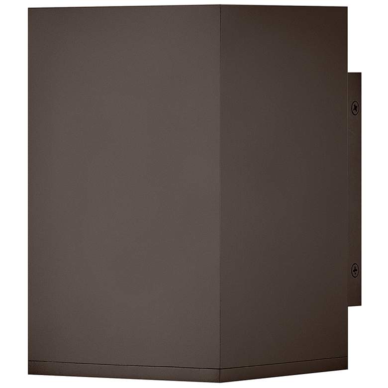 Image 7 Tetra 8" High Architectural Bronze LED Outdoor Wall Light more views