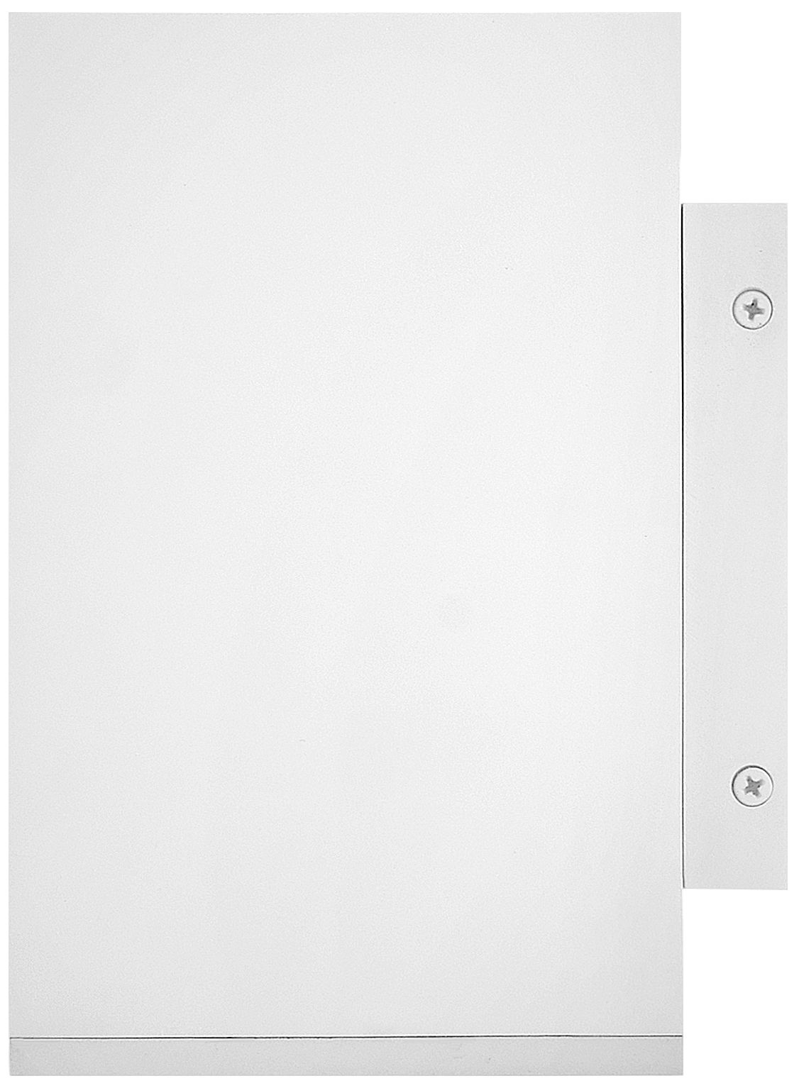 Tetra 8"H Textured White Rectangular LED Outdoor Wall Light