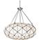 Tetra Collection Tiffany Style 4-Light Large Chandelier
