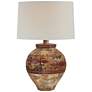 Tex Terracotta Hydrocal Urn Table Lamp