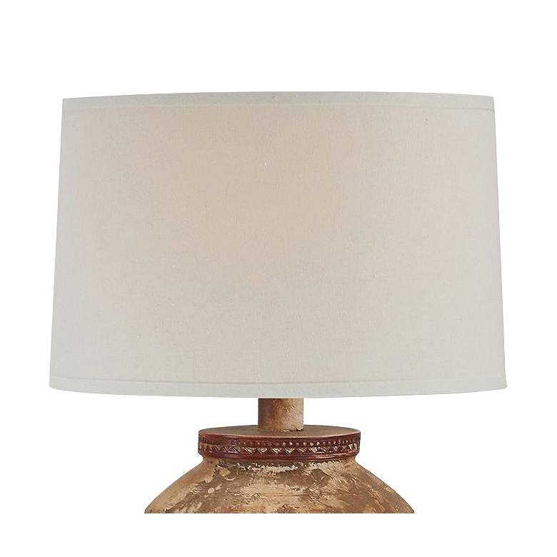 Image 3 Tex Terracotta Hydrocal Urn Table Lamp more views