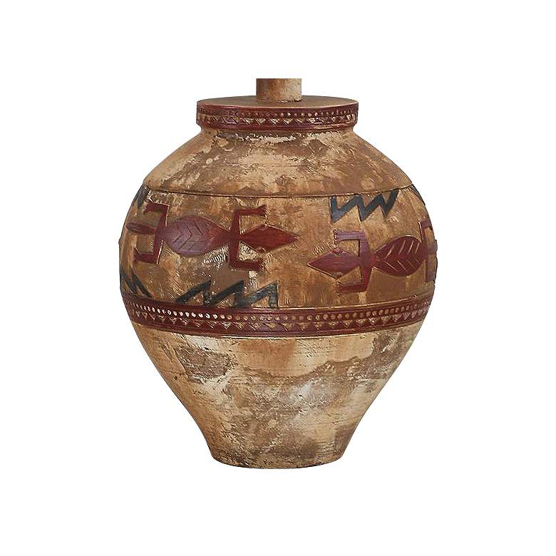 Image 4 Tex Terracotta Hydrocal Urn Table Lamp more views