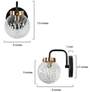 2_Texa 1-Light 5.1" Wide Black and Gold Bath Light more views