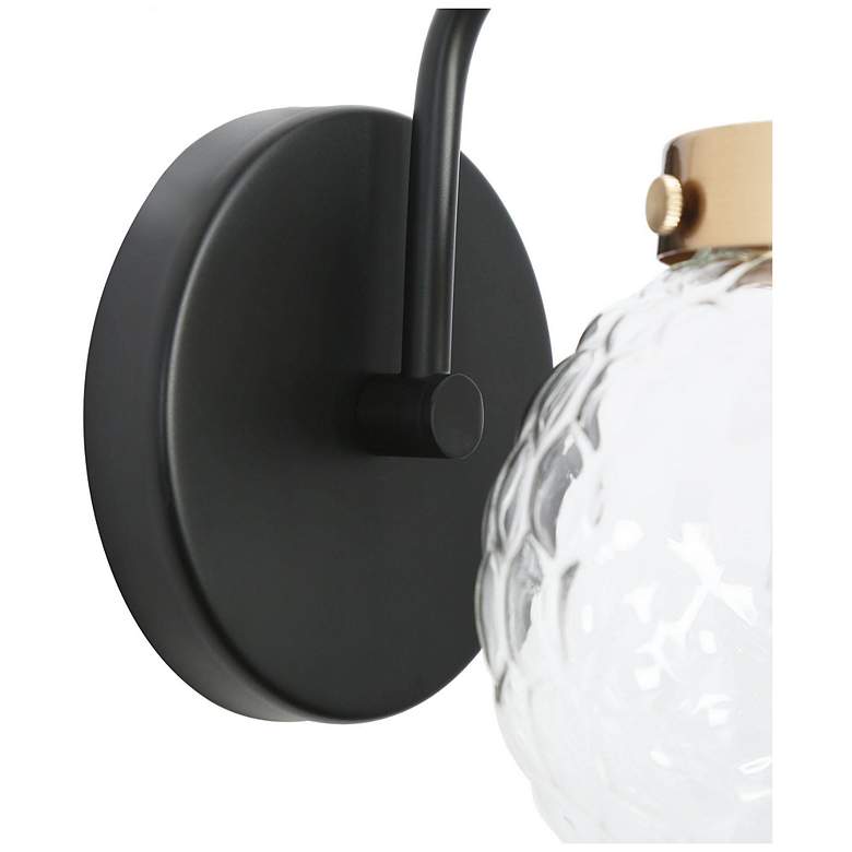 Image 3 Texa 1-Light 5.1" Wide Black and Gold Bath Light more views