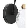 3_Texa 1-Light 5.1" Wide Black and Gold Bath Light more views