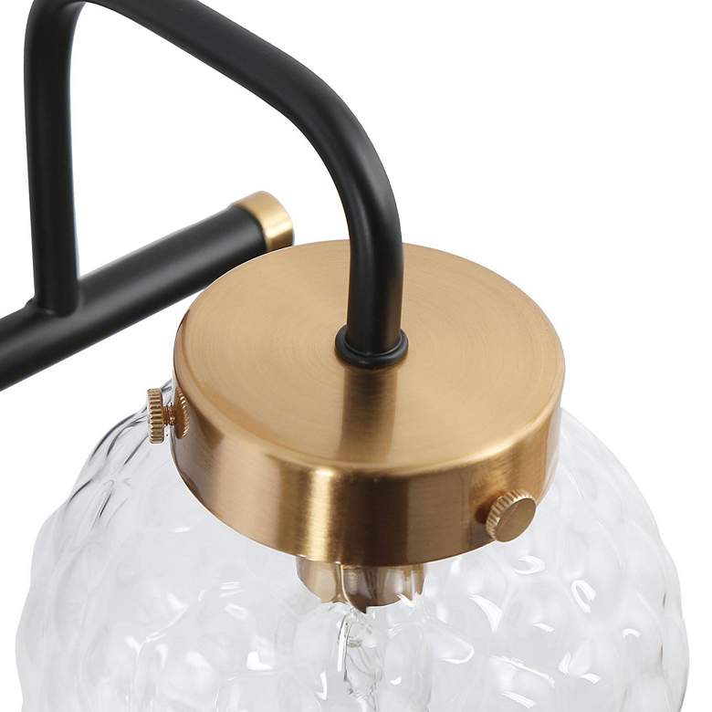 Image 4 Texa 2-Light 15" Wide Black and Gold Bath Light more views