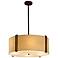 Textile 24 1/2" Wide Dark Bronze LED Pendant Light
