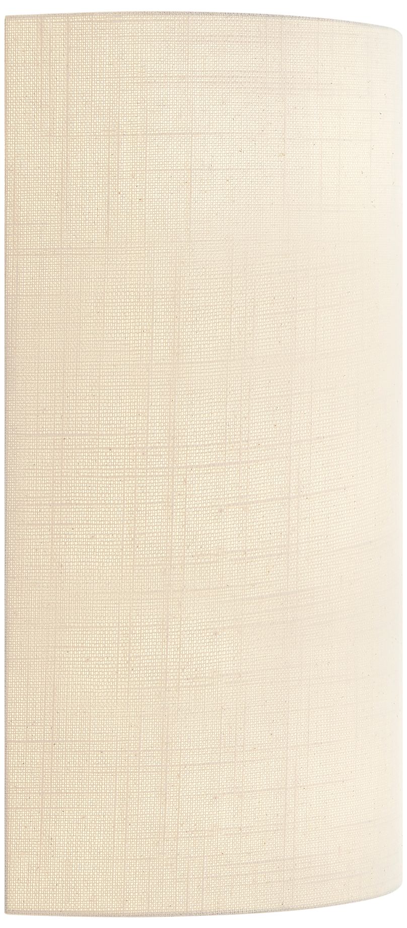 Image 3 Textile Classic 12.5" High 2-Light Cream Linen Wall Sconce more views