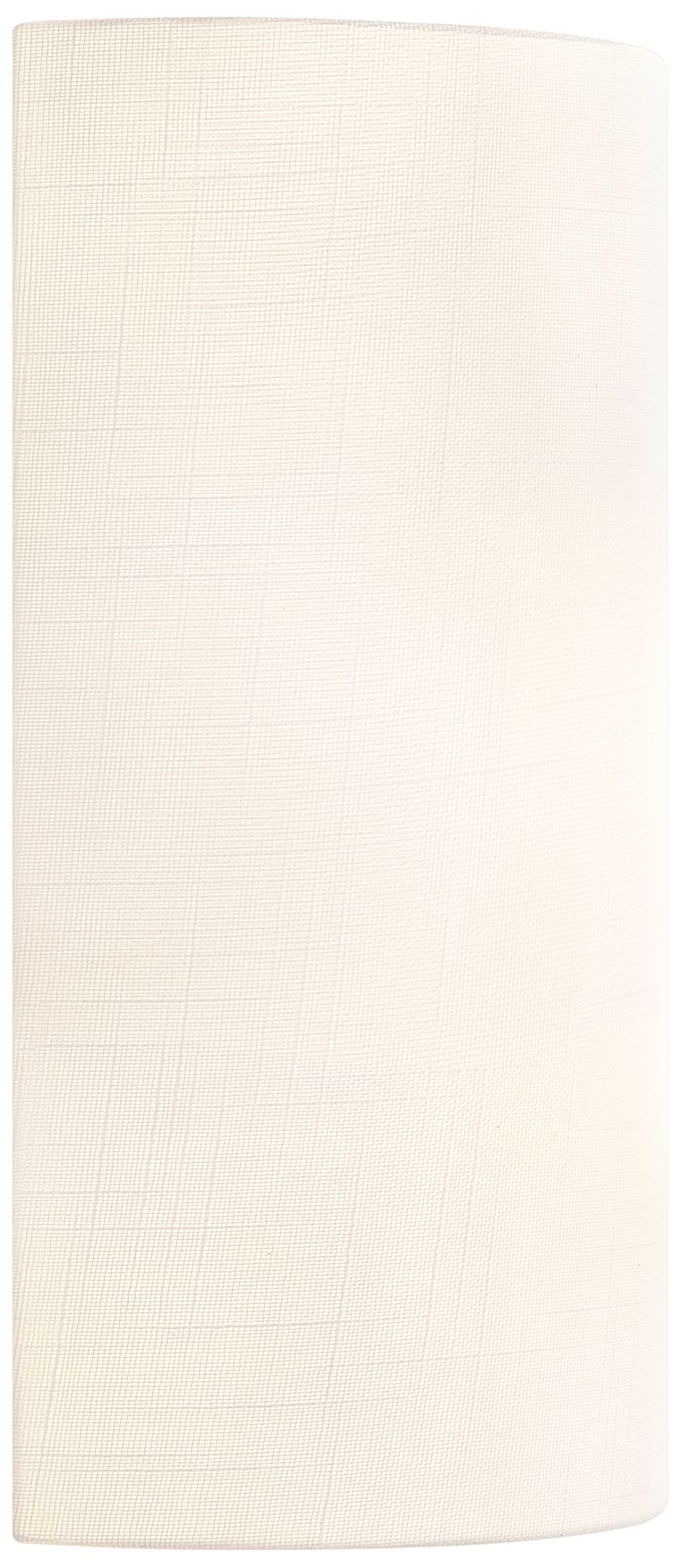 Image 3 Textile Classic 12.5" High 2-Light White Linen Wall Sconce more views