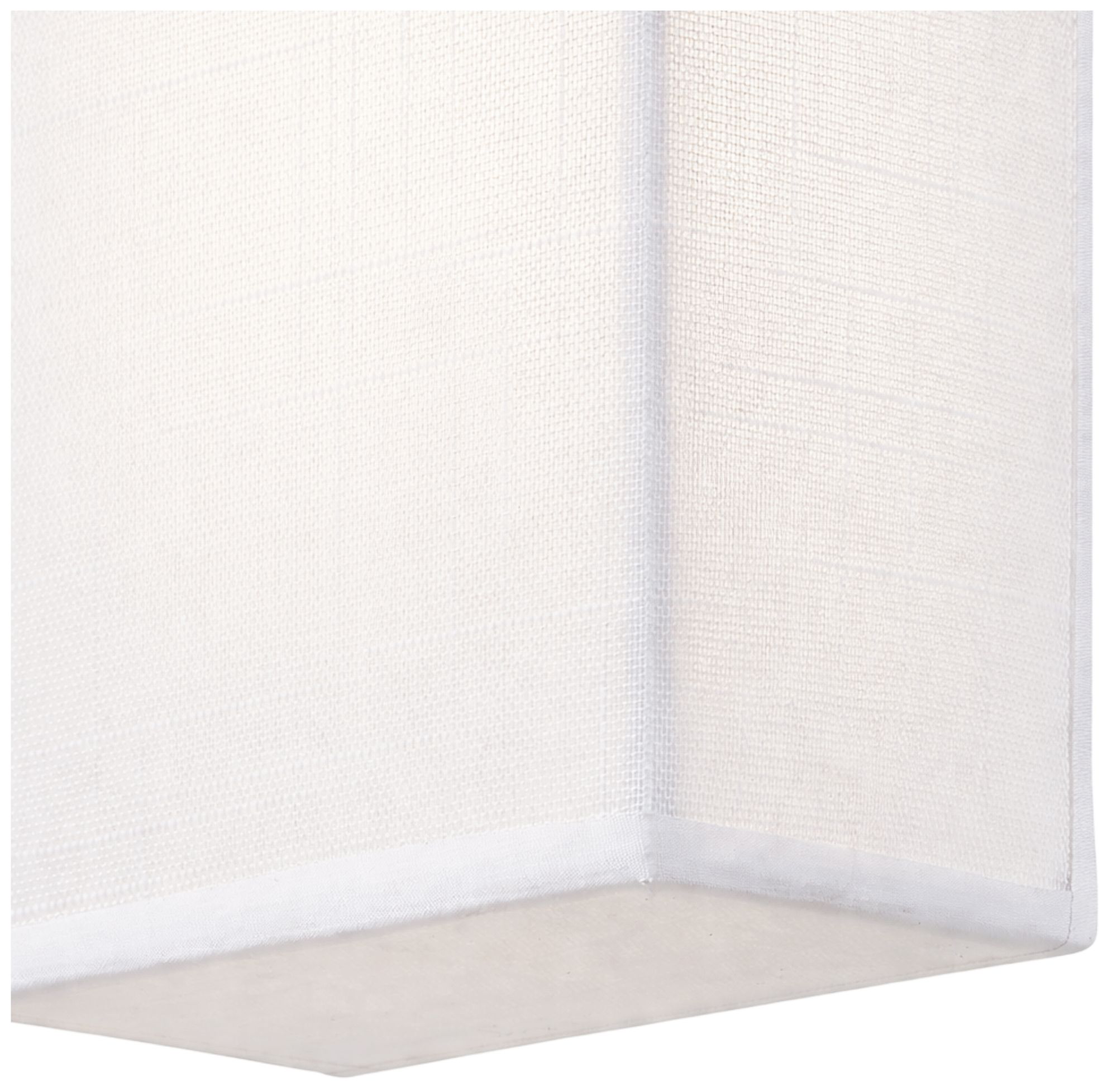Image 7 Textile Classic 17" High White Linen LED Wall Sconce more views