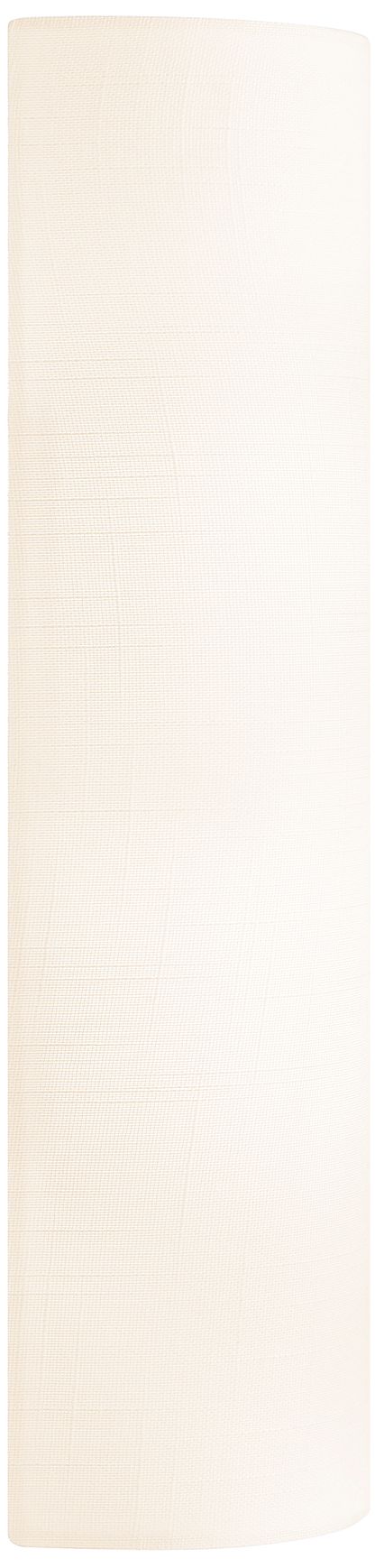 Image 2 Textile Classic 17" High 2-Light White Linen Wall Sconce more views