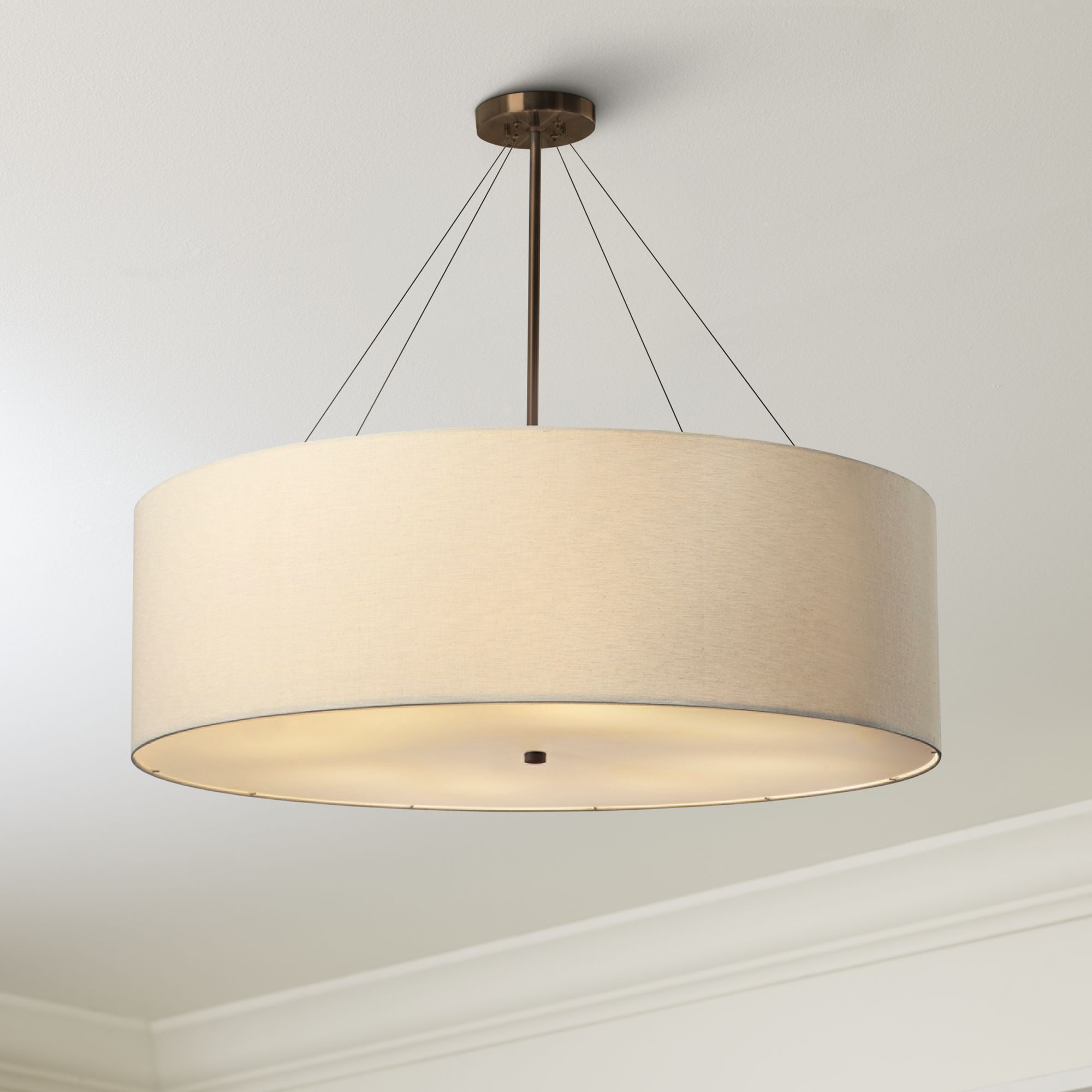 36 inch drum pendant light