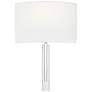 5_Textile Hamilton 14" High Brushed Nickel ADA Wall Sconce more views