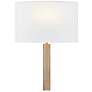 3_Textile Hamilton 14"H Brushed Brass ADA Wall Sconce With White Linen S more views