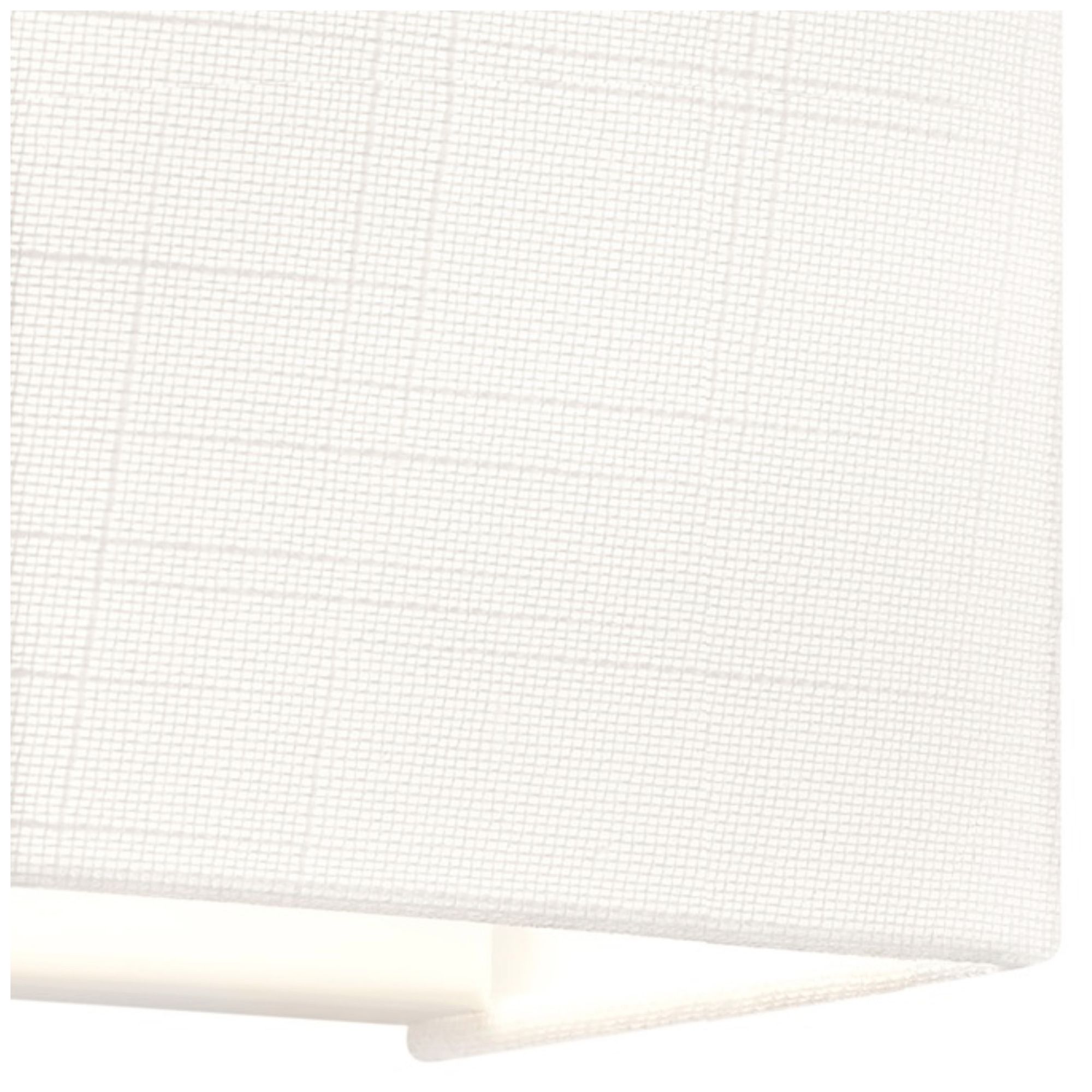Image 2 Textile Marco 4.25" High White Linen LED Wall Sconce more views