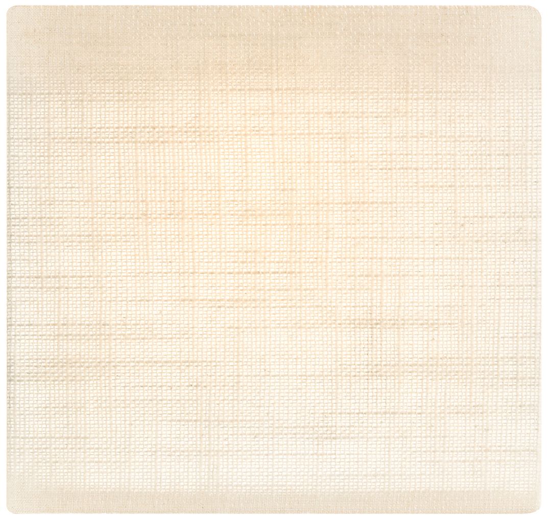Image 2 Textile Marco 4.25" Wide Cream Linen LED Flush-Mount more views