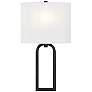 3_Textile Oslo 17 3/4" High Matte Black ADA Wall Sconce