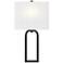 Textile Oslo 17 3/4" High Matte Black ADA Wall Sconce