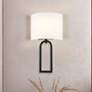 2_Textile Oslo 17 3/4" High Matte Black ADA Wall Sconce