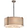 Textile™ Reveal 24 1/2" Wide Polished Chrome Pendant