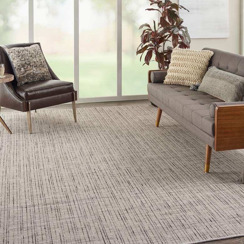 Image 1 Texture Weave TXTWV 5&#39;x7&#39;6 inch Domino Rectangular Area Rug