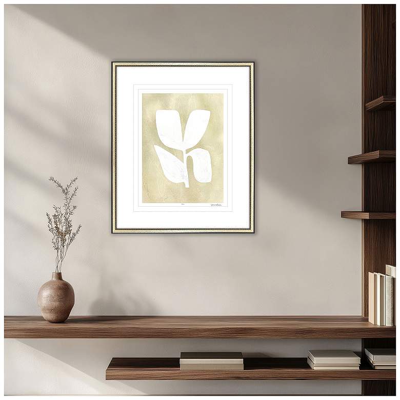 Image 5 Textured Corolla I 31"W x 38"H Framed Art more views