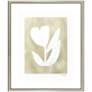 2_Textured Corolla II 31"W x 38"H Framed Art