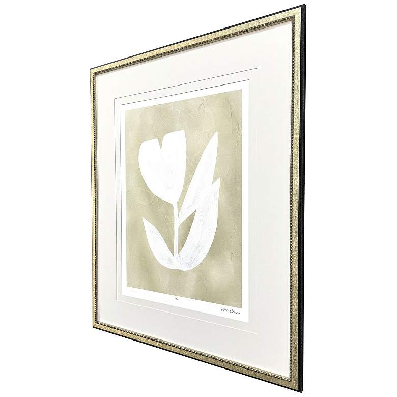 Image 3 Textured Corolla II 31"W x 38"H Framed Art more views