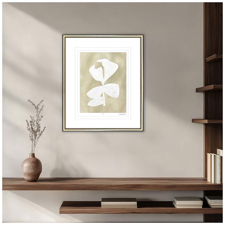 Image 5 Textured Corolla III 31"W x 38"H Framed Art more views