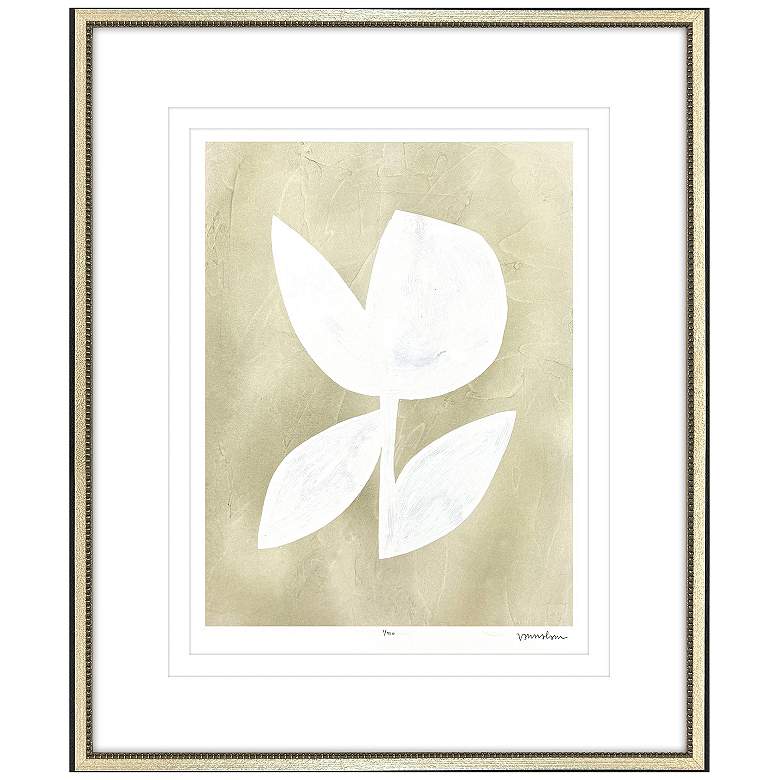 Image 2 Textured Corolla IV 31"W x 38"H Framed Art