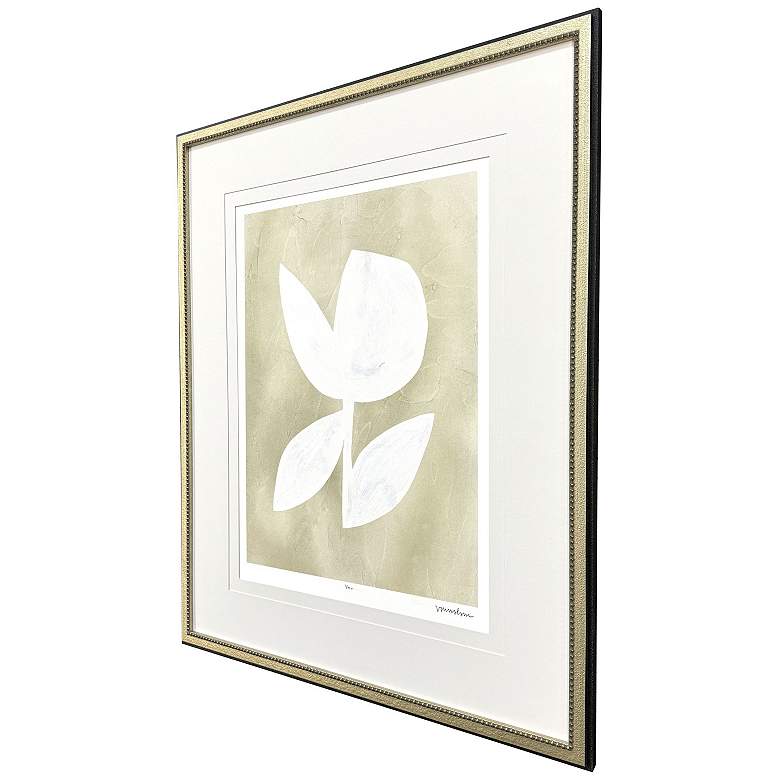 Image 3 Textured Corolla IV 31"W x 38"H Framed Art more views
