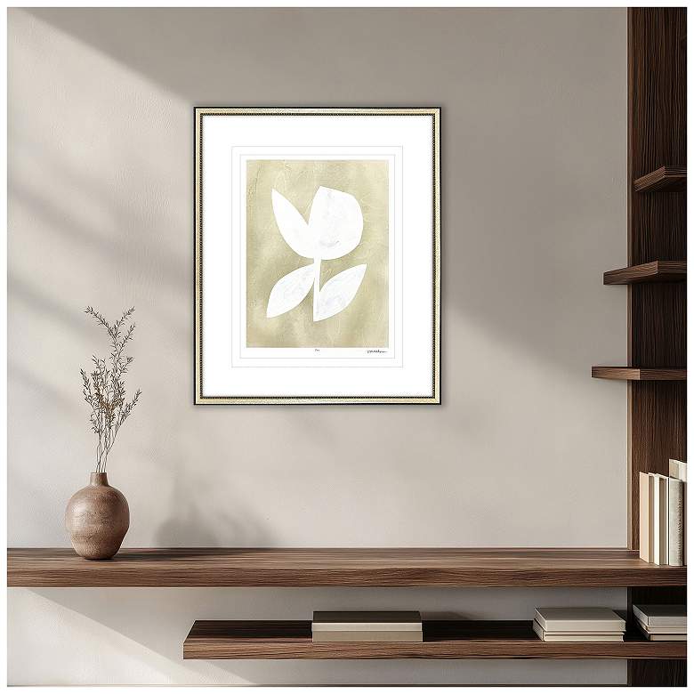 Image 5 Textured Corolla IV 31"W x 38"H Framed Art more views