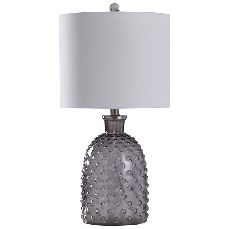 Image 1 Textured Glass Table Lamp
