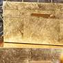 Textured Gold Rectangular Decorative Boxes Set of 2