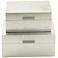 Textured Silver Rectangular Decorative Boxes Set of 2