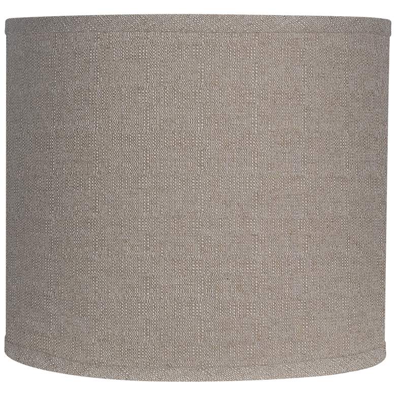 Image 1 Textured Tan Square Lamp Shade 11 x 11 x 9.5 (Spider)