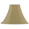 Textured Taupe Bell Lamp Shade 4x11x8.5 (Spider)