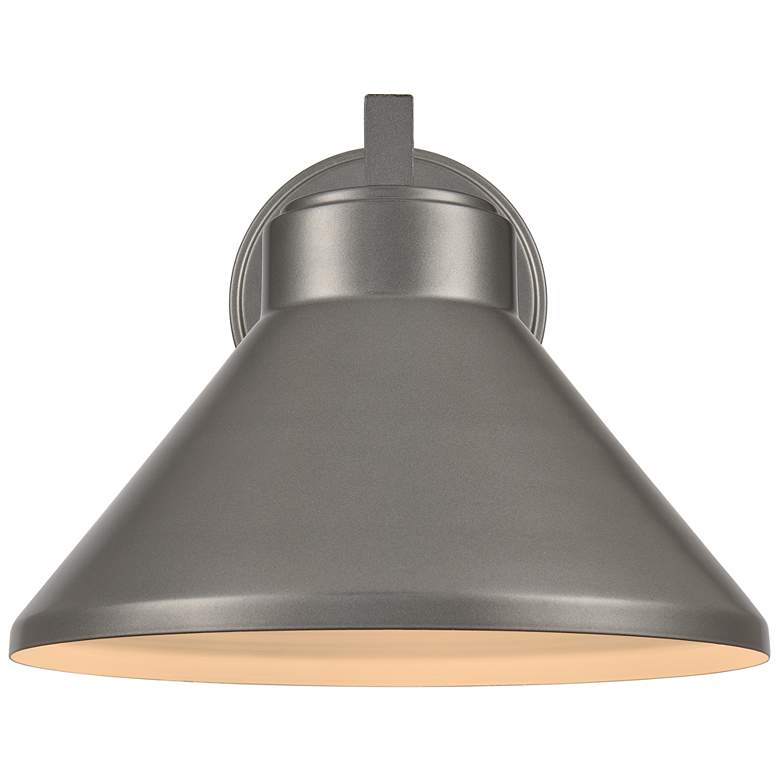 Image 1 Thane 10" High 1-Light Outdoor Sconce - Hematite