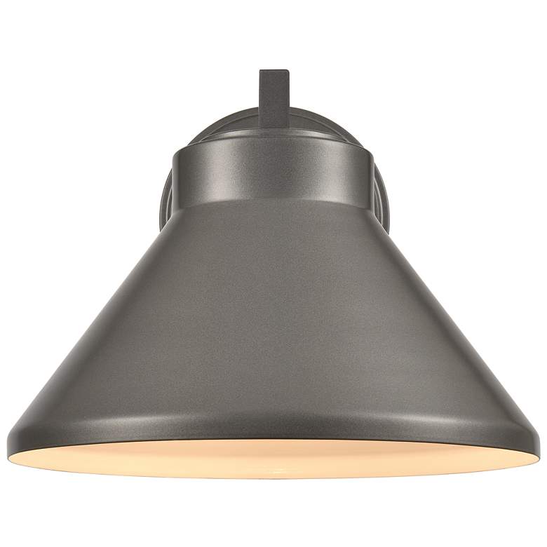 Image 1 Thane 8.25" High 1-Light Outdoor Sconce - Hematite