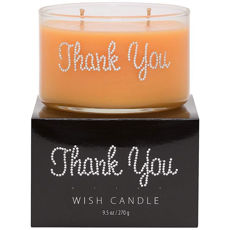 Image 1 Thank You Hand-Jeweled Wish Candle