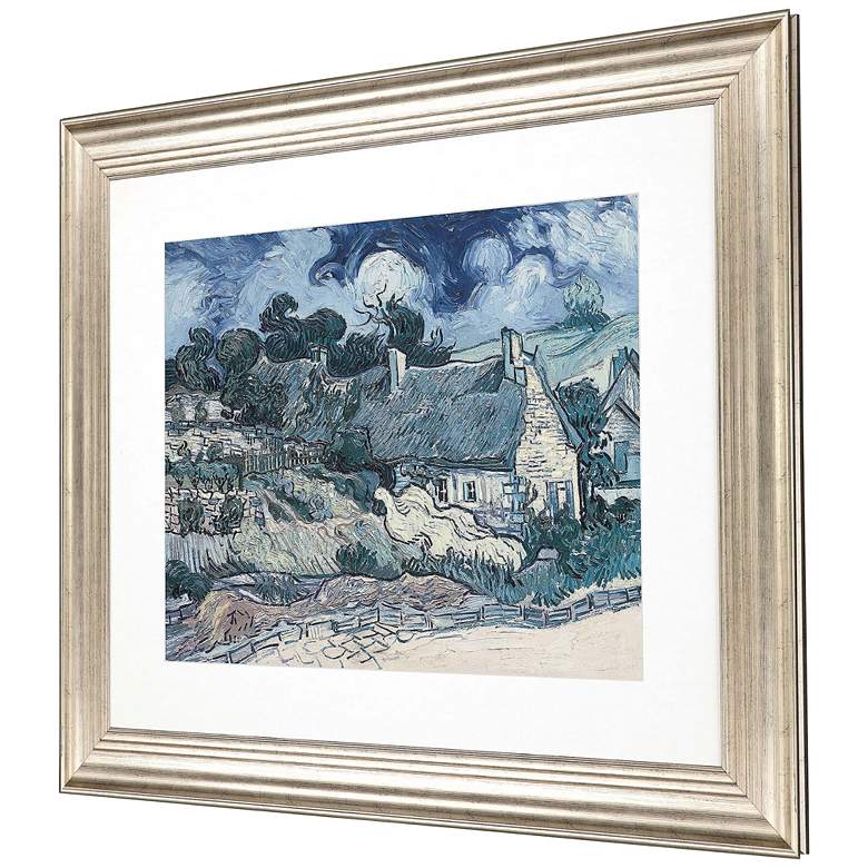 Image 3 Thatched Cottage 43 inch Wide Rectangular Giclee Framed Wall Art more views