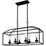 2_Thatcher 22" High Earth Black 6-Light Outdoor Hanging Light more views