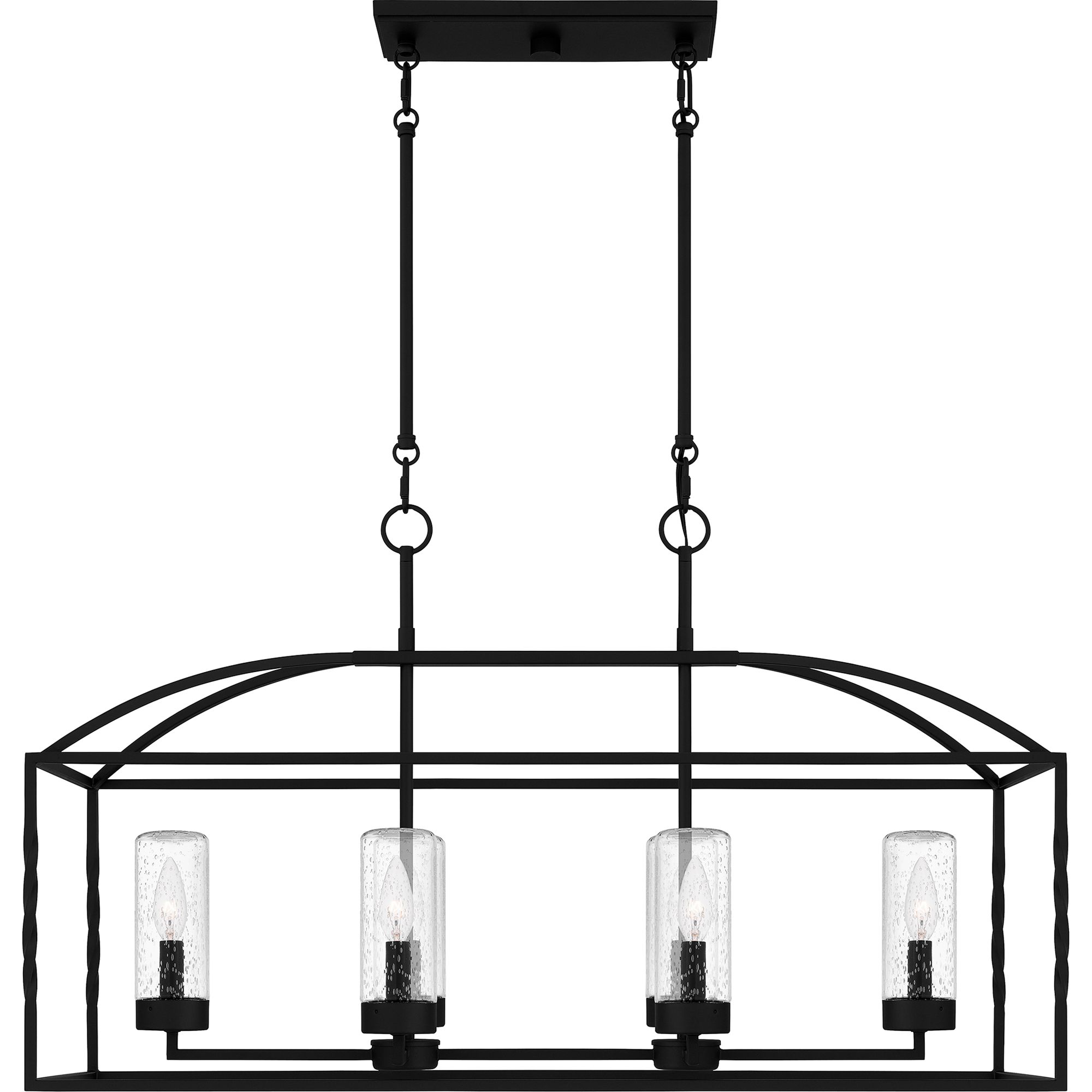 Image 3 Thatcher 22" High Earth Black 6-Light Outdoor Hanging Light more views