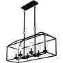 4_Thatcher 22" High Earth Black 6-Light Outdoor Hanging Light more views