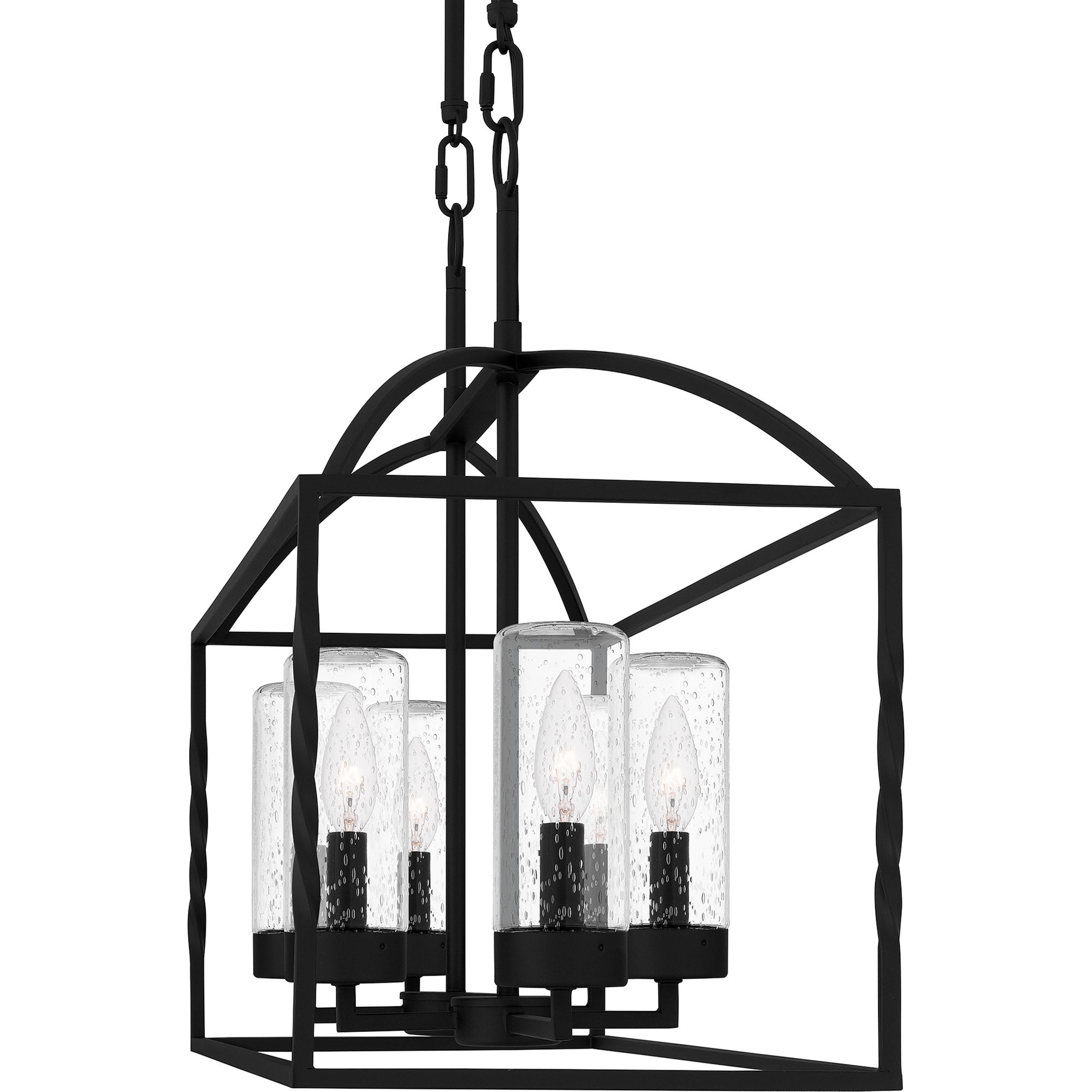 Image 5 Thatcher 22" High Earth Black 6-Light Outdoor Hanging Light more views