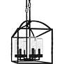 5_Thatcher 22" High Earth Black 6-Light Outdoor Hanging Light more views