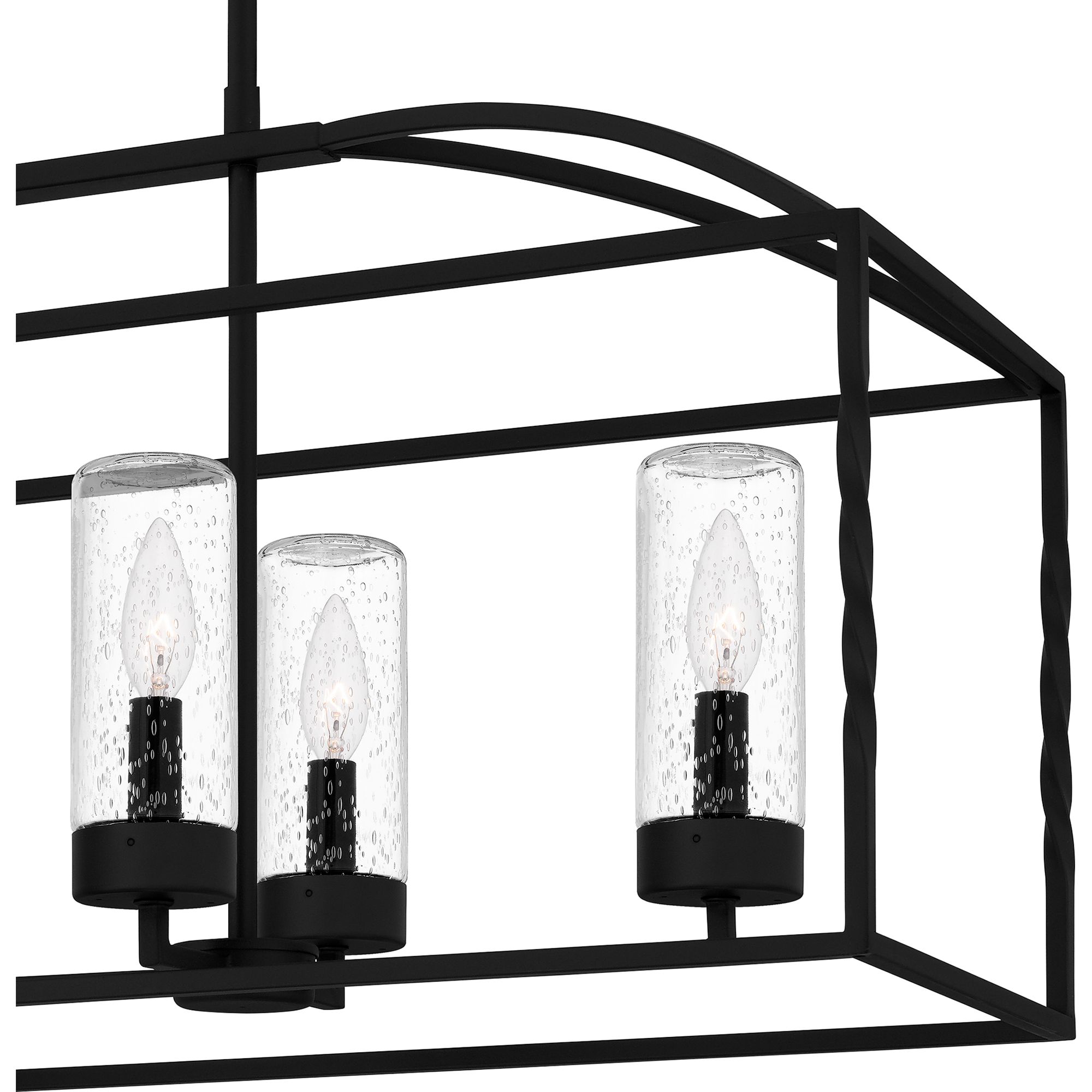 Image 6 Thatcher 22" High Earth Black 6-Light Outdoor Hanging Light more views
